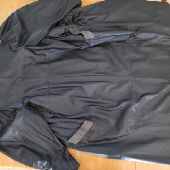 Leather Long Coat - Picture 2 of 8